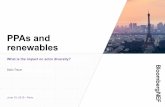PPAs and renewables · PDF file Hydro. Gas. Coal. Nuclear. Offshore wind. Biomass. Overview. 20 June 19, 2019 - Paris Bloomberg NEF. European generation mix, 2018. 100W 1kW 10kW 100kW