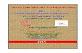 INTER LABORATORY TESTING SCHEME - Textiles Committee · INTER LABORATORY TESTING SCHEME ON “Testing of Chemical parameters in Textile Material” TC/ILTS/16/CHEM-2/2014 Designed