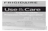 All about the Use& Care - Frigidairemanuals.frigidaire.com/prodinfo_pdf/StCloud/A01063504en.pdfelectromechanical temperature control provides this adjustment and is located inside