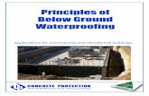 Principles of Below Ground Waterproofing · Principles of Below Ground Waterproofing Applications for Commercial and Residential buildings . Positive Tanking as the first defence