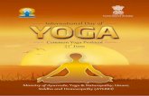 International Day of YOGAYOGAmea.gov.in/images/pdf/common-yoga-protocol-english.pdf · Yoga is a philosophy for achieving purest form of self-awareness, devoid of all thoughts and