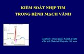 KIỂM SOÁT NHỊP TIM TRONG BỆNH MẠCH VÀNHvnha.org.vn/upload/hoinghi/dh152016/pham quoc khanh- kiem... · 2018-11-04 · 1. Việc kiểm soát tần số tim cho bệnh nhân