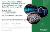 Novel Plasticized Melt Spinning Process of PAN Fibers ... · 3 Sheng Dai, AMR, June 14, 2018 Relevance •Main Objective: The overarching goal of this proposal is to develop a novel