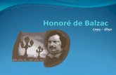 Prezentace aplikace PowerPoint...Honoré de Balzac [onoré d balzak] Zakladatel realismu a posléze kritického realismu Autor neuvěřitelně produktivní Ve 30. letech chrlil jeden