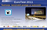 EuroTAP 2008 Program procjene sigurnosti prometa u tunelima · Sve potrepštine za cestovna vozila, u potrošačkoj košarici, dostupne su u trgovini Jako povoljne cijene u trgovini