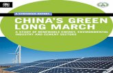 A SYNTHESIS REPORT CHINA’S GREEN LONG MARCH · a carbon-intensive energy mix to local water and air pollution. China is the world’s largest emitter of greenhouse gases (GHG).