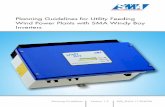 Planning Guidelines for Utility Feeding Wind Power Plants ... · Planning Guidelines for Utility Feeding Wind Power Plants with SMA Windy Boy Inverters Planning Guidelines Version