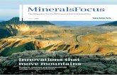 Minerals Focus - the Magazine for the Cement Industry and ... · At the Lumwana copper mine in Zambia’s Copperbelt, ... the Siemens application Simine Winder for shaft ... fasteners,