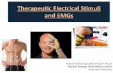 Therapeutic Electrical Stimuli and EMGs Stimuli and EMGs.pdf · EMG is the electrical activity produced by skeletal muscles during contraction. Several Motor units are active during
