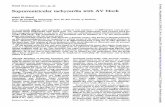 Journal, Supraventricular tachycardia with AV block · Supraventricular tachycardia withAVblock NabilEl-Sherif Fromthe Cardiology Department, KasrEl-AiniFaculty ofMedicine, Cairo