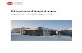 Biogasanläggningar : vägledning vid tillståndsprövning3 Förord Biogasanläggningar är tillståndspliktiga enligt lagen (2010:1011) om brandfarliga och explosiva varor 1(LBE)