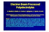 Electron Beam Processed PolyelectrolytesElectron Beam Processed Polyelectrolytes E. Manaila, D. Martin, G. Craciun, D. Ighigeanu, C. Oproiu, N. Iacob National Institute for Laser,