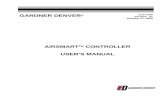 AIRSMART CONTROLLER USER’S MANUAL Denver... · 2018-10-01 · To be assured of receiving maximum service from this machine, the owner must exercise ... Rotating impeller blade Cutting