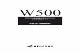 Parts Catalog - Universal Sewing Supplyパーツカタログの見方 このパーツカタログは、2004年09月製造中のW500シ リーズのミシンを次の要領で編集しています。