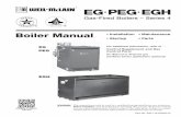 EG PEG EGH - Weil-McLain...4 Part Number 550-110-639/0512 EG • PEG • EGH Gas-firEd boilErs — sEriEs 4 — boilEr manual Installation must follow these codes: • Local codes,