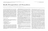Bulk Properties of Powders - Semantic Scholar · Bulk Properties of Powders John W. Carson and Brian H. Pittenger, Jenike & Johanson, Inc. THE P/M INDUSTRY has grown consider- ably