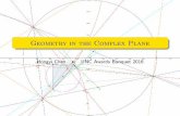 Geometry in the Complex Plane - UNC Math ContestGeometry in the Complex Plane Hongyi Chen on UNC Awards Banquet 2016. Introduction Transformations Lines Unit Circle More Problems \All
