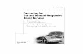 Special Report 258 Transportation Research Board …Contracting for Bus and Demand-Responsive Transit Services Transportation Research Board National Research Council Special Report