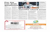 NEWS Pay day · 2019-08-14 · 4 — Centralian Advocate, Friday, November 15, 2013 NEWS Pay day loan deals questioned INDIGENOUS AFFAIRS REPORTER Corey Sinclair ‘ He’s actually