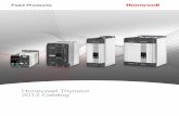 Honeywell Thyristor 2012 Catalog - UNICONTROL · Honeywell Thyristor 2012 Catalog | 3 An innovative process solution that will dramatically save wiring & labour time. The new THYRISTOR