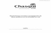 CHASQUI, Revista Latinoamericana de Comunicación N°128 · 2020-01-07 · Movimientos sociales y propagación de ideas políticas en la sociedad en red Centro Internacional de Estudios