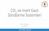 CO2 ve Inert Gazlı Söndürme Sistemleri...formdan gaz formuna dönüşür •1kg sıvı CO 2 10 C sıcaklıkta 0,53 m³ serbest gaz haline gelir •Nozzle’dançıkışı sırasında