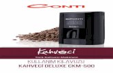 Türk Kahvesi Makinesi KullanIM Kılavuzu · • Ürünün tamiri sadece Conti yetkili servisleri tarafından yapılmalıdır ... Bu ürün, T.C. Çevre ve Şehircilik Bakanlığı