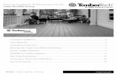 Decking Installation & Maintenance Guide · Page 2 TimberTech AZEK® Decking & Rim Joist Covers should be installed using the same good building principals used to install wood or