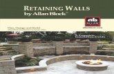 Residential Retaining Wall Installation Guide for Allan ... · Residential Retaining Wall App - NEW Use your smart phone or tablet to quickly estimate your retaining wall project.