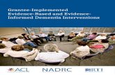 Grantee implemented evidence-based and evidence … · Web viewFor consideration as evidence-based, an intervention must have been tested through randomized controlled trials and