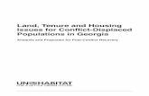 Land, Tenure and Housing Issues for Conflict …...its authorities, or concerning delimitation of its frontiers or boundaries, or regarding its economic system or degree of development.