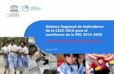 Presentación de PowerPoint - CECC SICA...91,2% Promedio países: 66,2% 10. Tasa de finalización (primaria, educación secundaria baja y educación secundaria alta) Fuente: UIS SDG4