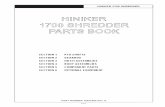HINIKER 1700 SHREDDER PARTS BOOK new/manuals/Parts Books/79201955RevE.pdfpage i. hiniker 1700 shredder. 1/13. part number 79201955 rev. e. hiniker 1700 shredder parts book. section