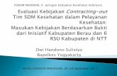 Dwi Handono Sulistyo Bapelkes Yogyakarta · 2011-10-26 · Sudah banyak reformasi kebijakan untuk ketersediaan & pemerataan nakes; termasuk PTT Belum ada evaluasi komprehensif Kelemahan