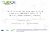 Highly reproducible, sensitive and early detection and … · Highly reproducible, sensitive and early detection and characterization of antidrug responses using RNA-seq 9th Open