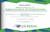 Workshop on Approaches to Financing a Multinational Repository · 2019-10-31 · metres high-level waste 000 cubic met; 31 res intermediate-level waste) would cost approximately EUR