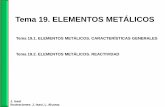 Tema 19.1. ELEMENTOS METÁLICOS. CARACTERÍSTICAS …webs.ucm.es/info/quiminorgen/files/2018_TEMA 19.2.pdf · 2018-04-30 · ELEMENTOS METÁLICOS. CARACTERÍSTICAS GENERALES Tema