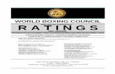 WORLD BOXING COUNCIL WBC OFFICIAL …...Juergen Braehmer (Germany) * NA - Medical NA = NOT AVAILABLE Rocky Fielding (GB) WBA Champion Erik Skoglund (Sweden)* NA - Medical WORLD BOXING