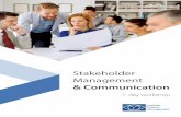 Stakeholder Management · Stakeholder Management Plan V Determine the roles of the project manager and the project sponsor V Determine questions to ask the key stakeholders V Determine