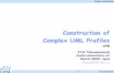 Complex UML Profiles - Eclipse · PDF file Profiles Construction!4 Eclipse ECESIS Project UML: a Language with Semantic Non-Strict (1) •UML is a general modeling language that can