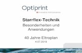 Starrflex-Technik...• IPC-2223 . 15 Delivery Panel • stability • X-outs allowed • large milling radius • spacing between PCB • Optimised for PCB-Manufacturer Production