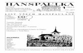 15. ročník LIST VŠECH HANSPAULANŮ COsokol-hanspaulka.cz/doc/hanspaulka/hanspaulka2012_1.pdf · Malá hudební abeceda, ilustr. J. Brychta, Praha 1948 Hudební čítanka pro mládež,