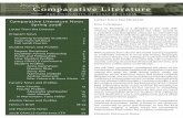 Comparative Literature - UT Liberal Arts · Just as the national society, the American Comparative Literature Association, which is based in our program, has continued to grow and
