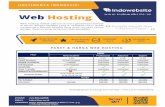 WebHosting · PDF file 2019-10-04 · Web Hosting Web hosting adalah sebuah layanan penyewaan tempat Tersedia banyak fitur, di server dengan fasilitas yang di sediakan untuk dapat