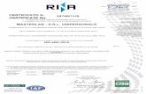 CERTIFICATO N. 24740/11/S MASTERLAB - S.R.L ......informazioni documentate relative. Reference is to be made to the relevant documented information for the requirements of the standard