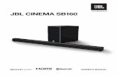 QUICK START GUIDE JBL CINEMA SB160 · The provided Remote Control allows the unit to be operated from a distance. • Even if the Remote Control is operated within the effective range