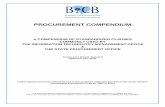 PROCUREMENT COMPENDIUM - South CarolinaPROCUREMENT COMPENDIUM A COMPENDIUM OF STANDARDIZED CLAUSES COMMONLY USED BY THE INFORMATION TECHNOLOGY MANAGEMENT OFFICE & THE STATE PROCUREMENT