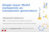 Single-layer MoS2 nanopores as nanopower generatorsphantomsfoundation.com/GRAPHENECONF/2017/Presentations/Graphene2017... · Single-layer MoS2 nanopores as nanopower generators Aleksandra