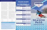 BOYNE SEASON PASS RELEASE OF LIABILITY ......• Boyne Resorts reserve the right to postpone or cancel NASTAR due to inclement weather or other circumstances that would prohibit the