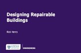 Designing Repairable Buildings · Slotted Beam Joints. Floor Slab. Link Slab Cracking •Conventional RC components are repairable from a structural perspective •Hollowcore floor